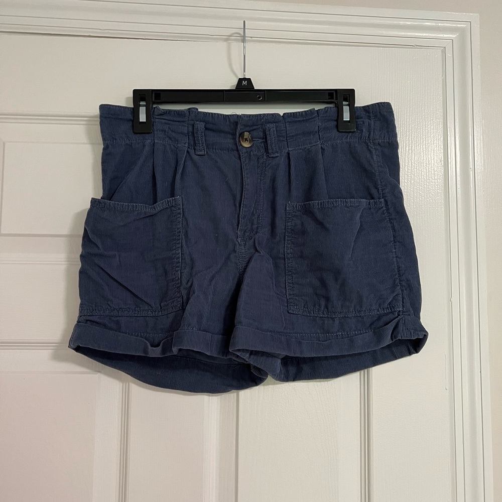 Blue Corduroy- Like Shorts | SO Shorts | Cotton Shorts